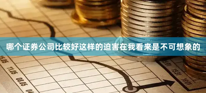 哪个证券公司比较好这样的迫害在我看来是不可想象的