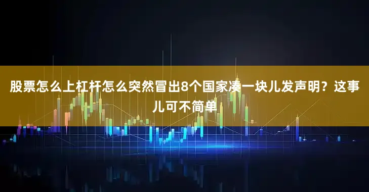 股票怎么上杠杆怎么突然冒出8个国家凑一块儿发声明？这事儿可不简单