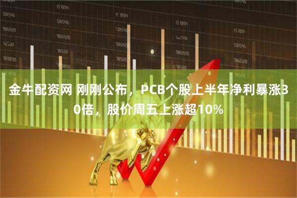 金牛配资网 刚刚公布，PCB个股上半年净利暴涨30倍，股价周五上涨超10%